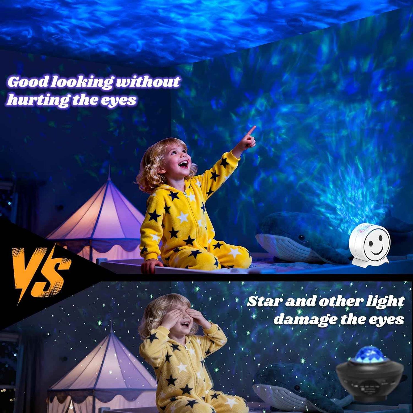 StarryGlow Nebula Lamp – Night Light Projector for Bedroom, Romantic Anniversary and Valentine's Day Gift for Couples