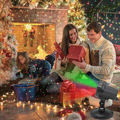 Laser Christmas Projector Lights Outdoor – Patio & Garden Star Light, IP65 Weatherproof Holiday Decor