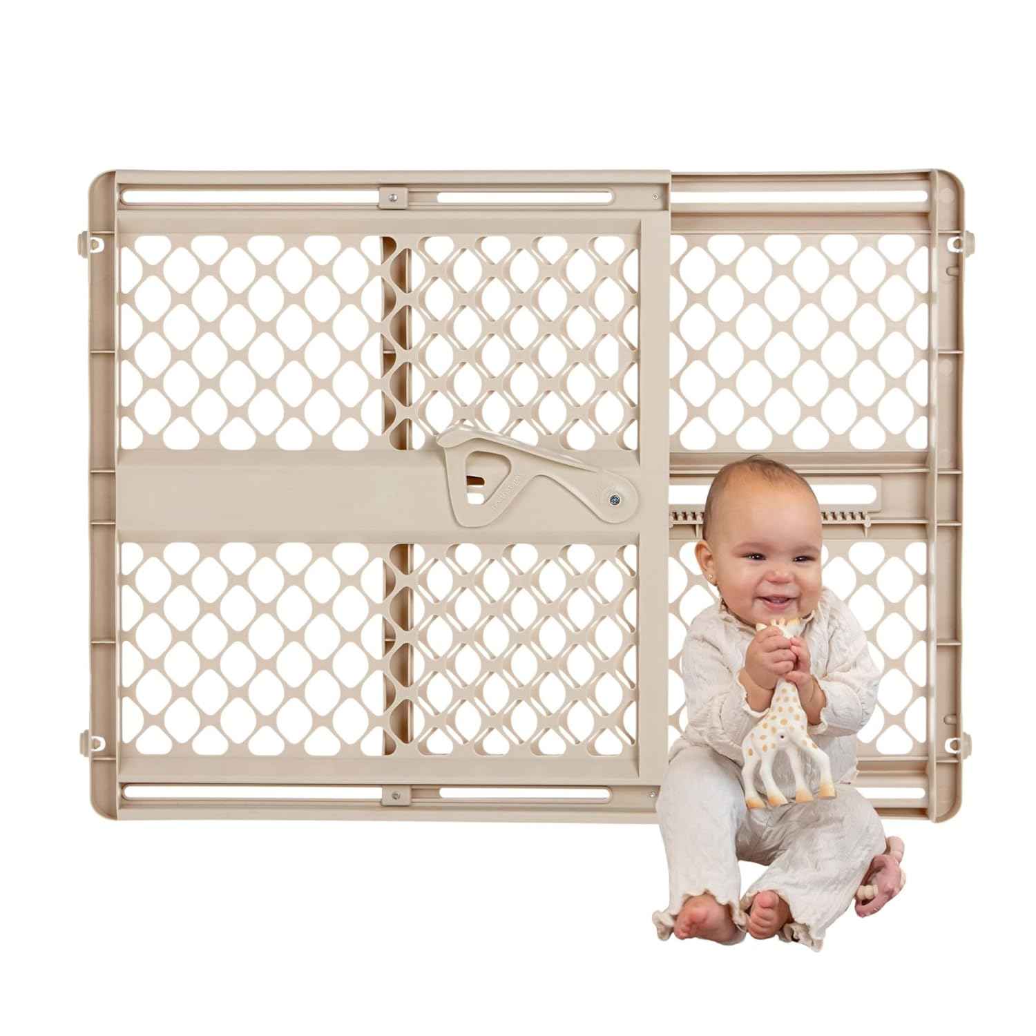 Toddleroo by North States Supergate Ergo Baby Gate – Baby-Proof Doorway Gate for Crawlers 6 to 24 Months