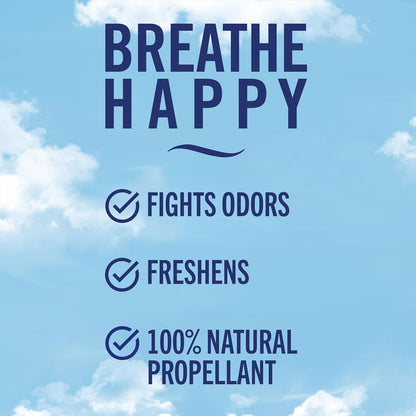 aerosol spray format with easy sweeping-motion application