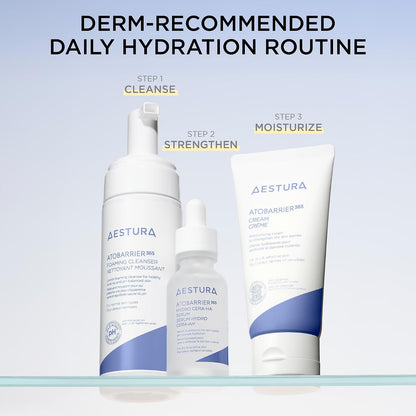 AESTURA ATOBARRIER365 Cream – Soothing Bathroom Vanity Hydrator for Daily Barrier-Care Mindfulness