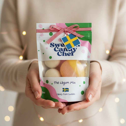 Swedish Candy Chef Lagom Mix - Unique Swedish Candy Gift for Her, Imported Variety Sampler for Birthdays and Anniversaries 5oz