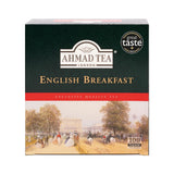 Ahmad Tea English Breakfast Teabags – Mindful Self-Care Sip for Quiet Afternoons, 100 ct Sugar-Free Black Tea