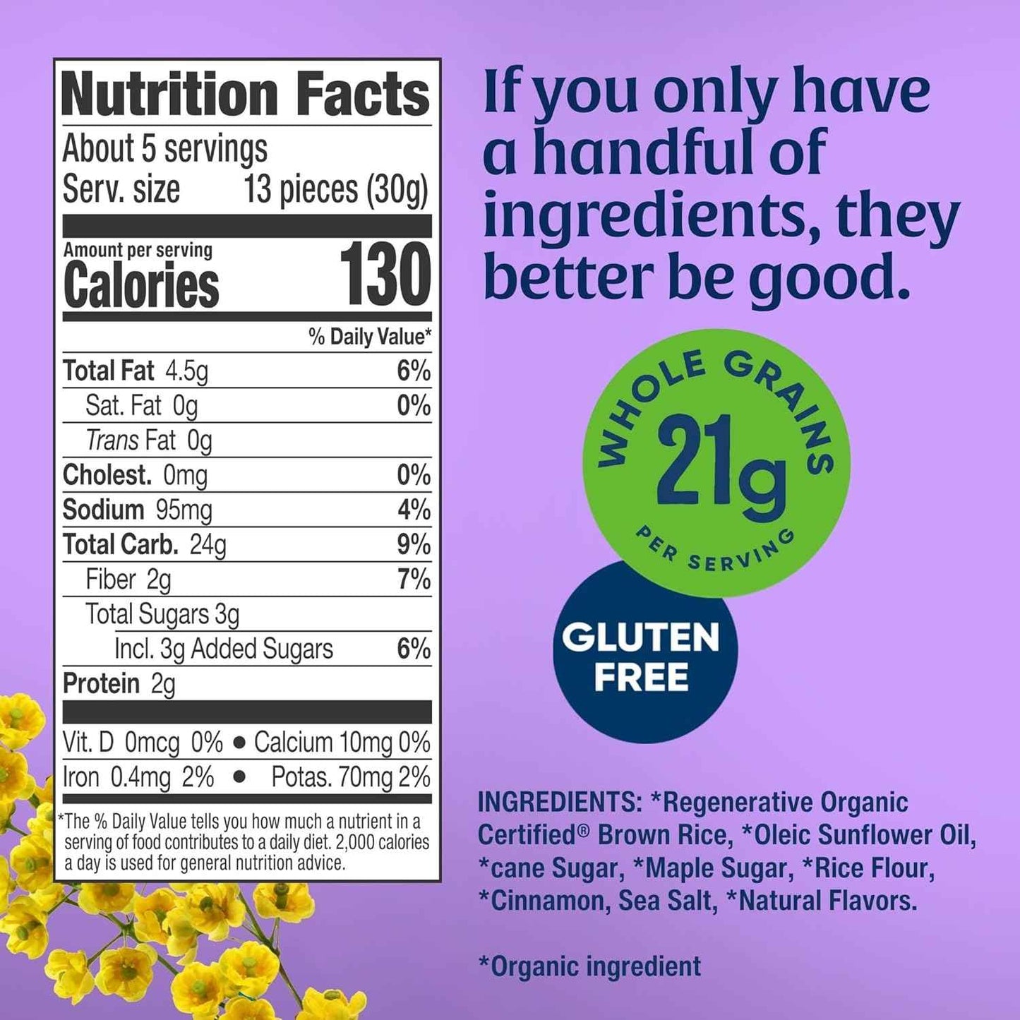 Lundberg Minis Apple Pie Organic Rice Cakes 5 Oz – Clean Pantry Snack for Gluten-Free Wellness Routines
