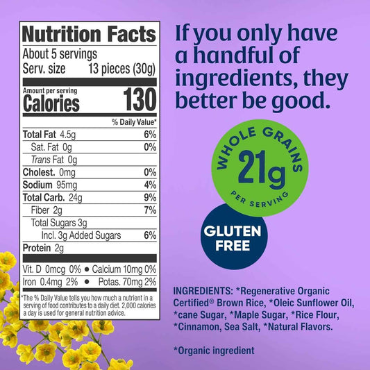 Lundberg Minis Apple Pie Organic Rice Cakes 5 Oz – Clean Pantry Snack for Gluten-Free Wellness Routines