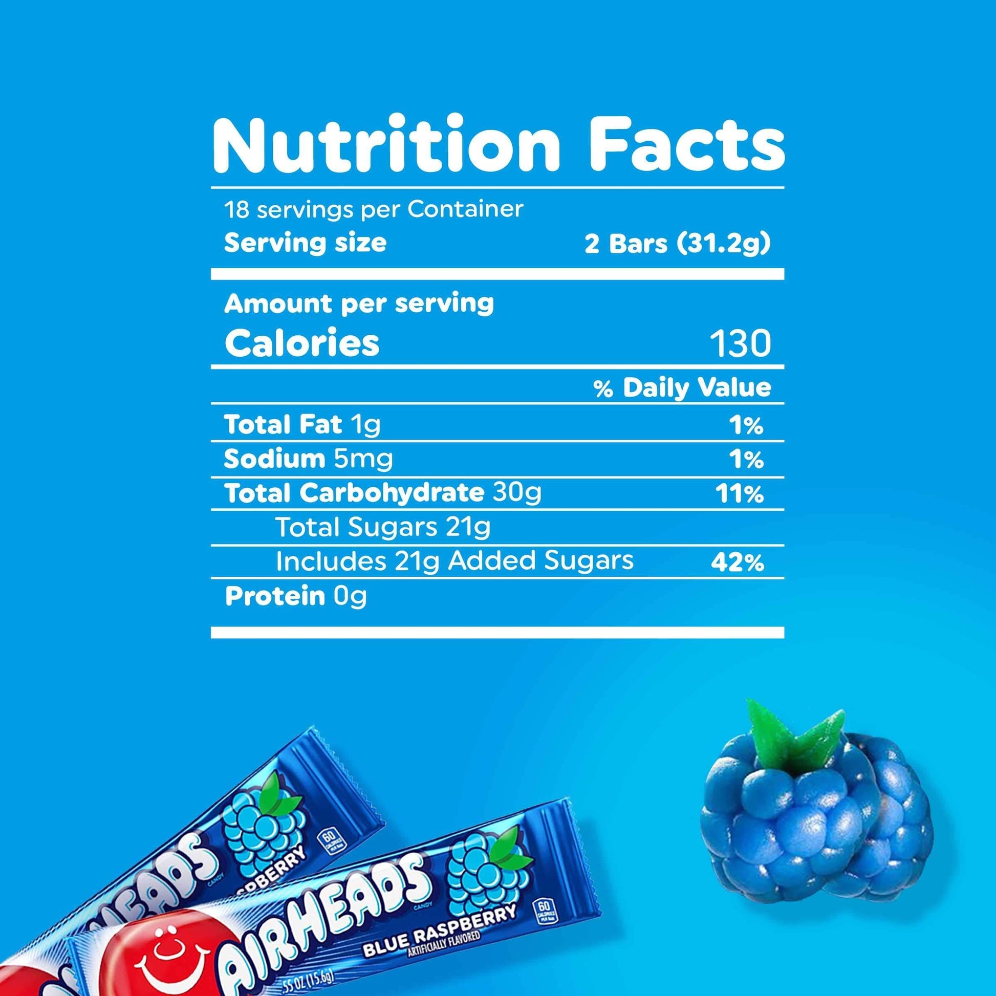 Airheads Cherry Taffy – Trick-or-Treat Bulk Candy for Kids' Halloween Bowls, 36-Count Box