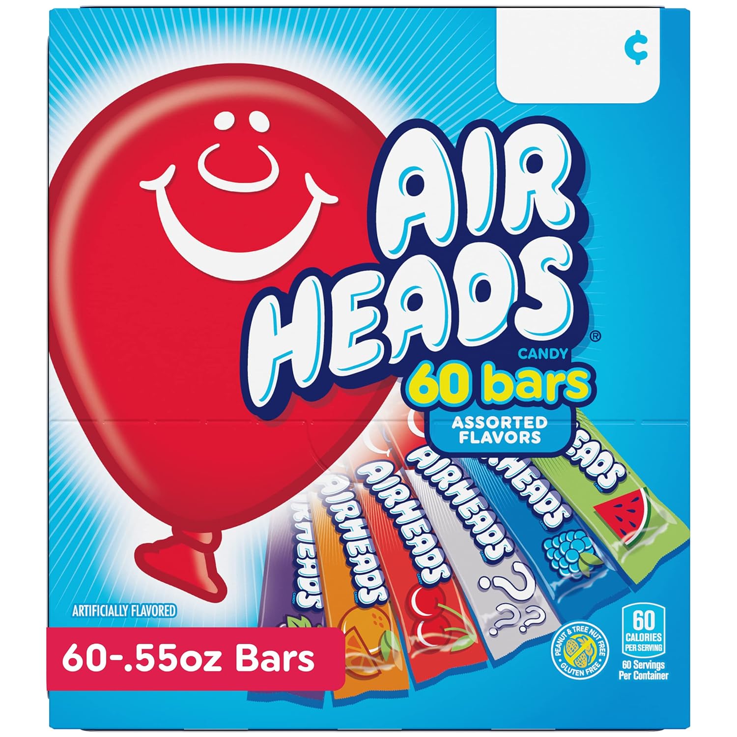 Airheads Sour Three-Flavor Candy Assortment – Giftable Snack Box for Road Trippers, Hostess Tins, and Office Treats