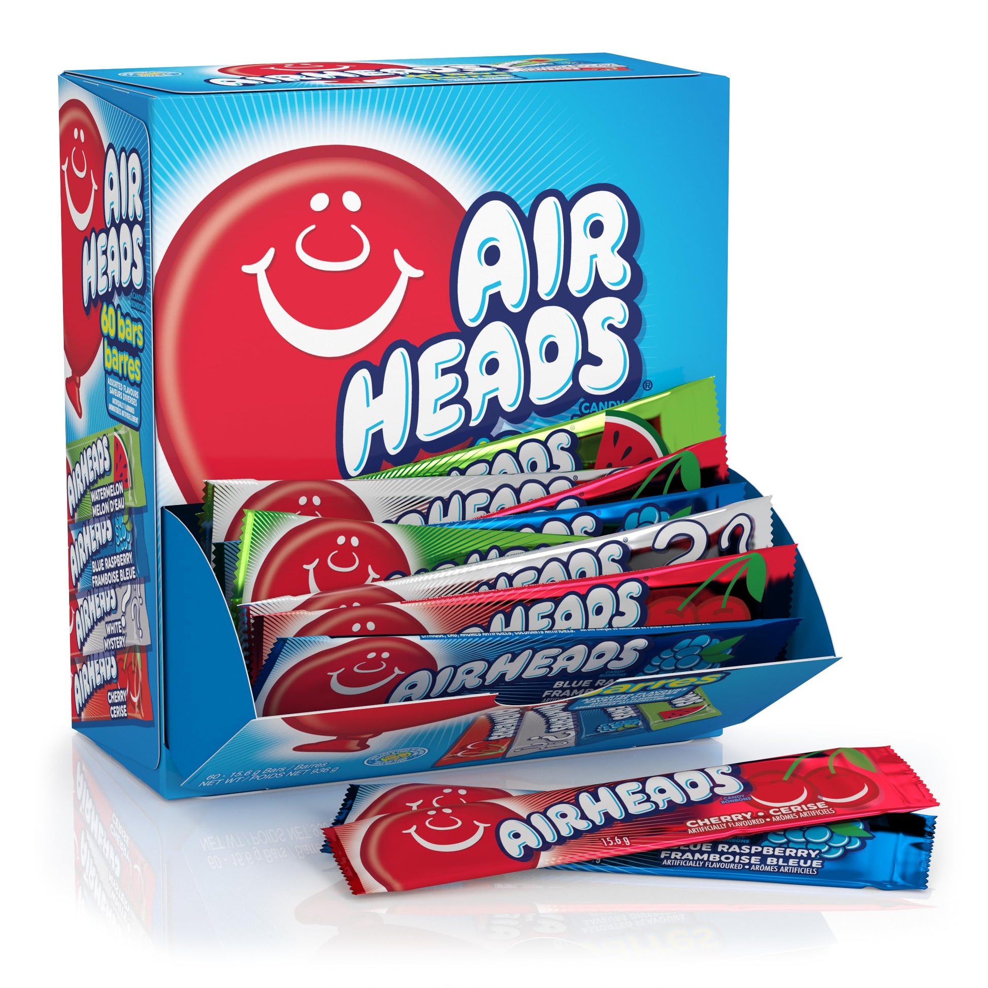 Airheads Sour Three-Flavor Candy Assortment – Giftable Snack Box for Road Trippers, Hostess Tins, and Office Treats