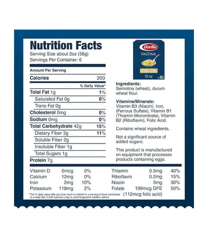 Barilla Stelline Pasta 12 oz – Pantry Staple Star Pasta for Soups, Salads, and Weeknight Sides