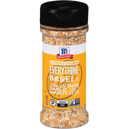 McCormick Everything Bagel All Purpose Seasoning – Thoughtful Housewarming Gift for New Home Cooks, 4.8 oz Shaker
