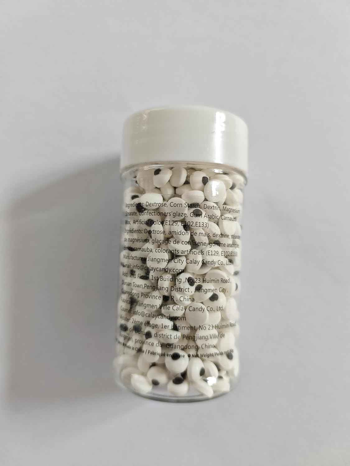 Sprinkle Haven 7mm Sugar Googly Eyes – Nut-Free Egg-Free Dairy-Free Cake Decor for Sensitive Eaters