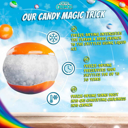 Primary Colors Candy Freeze Dried Candy 10oz Pantry-Stable Sweets - Work-From-Home Mindful Crunch Snack for Stressful Afternoons