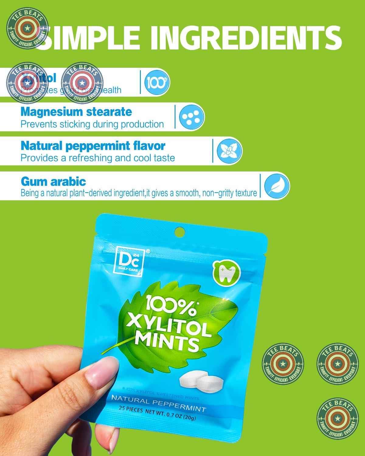DC24 DAILY CARE Peppermint Mints – Elegant Housewarming Gift for Hosts Who Value Healthy Living