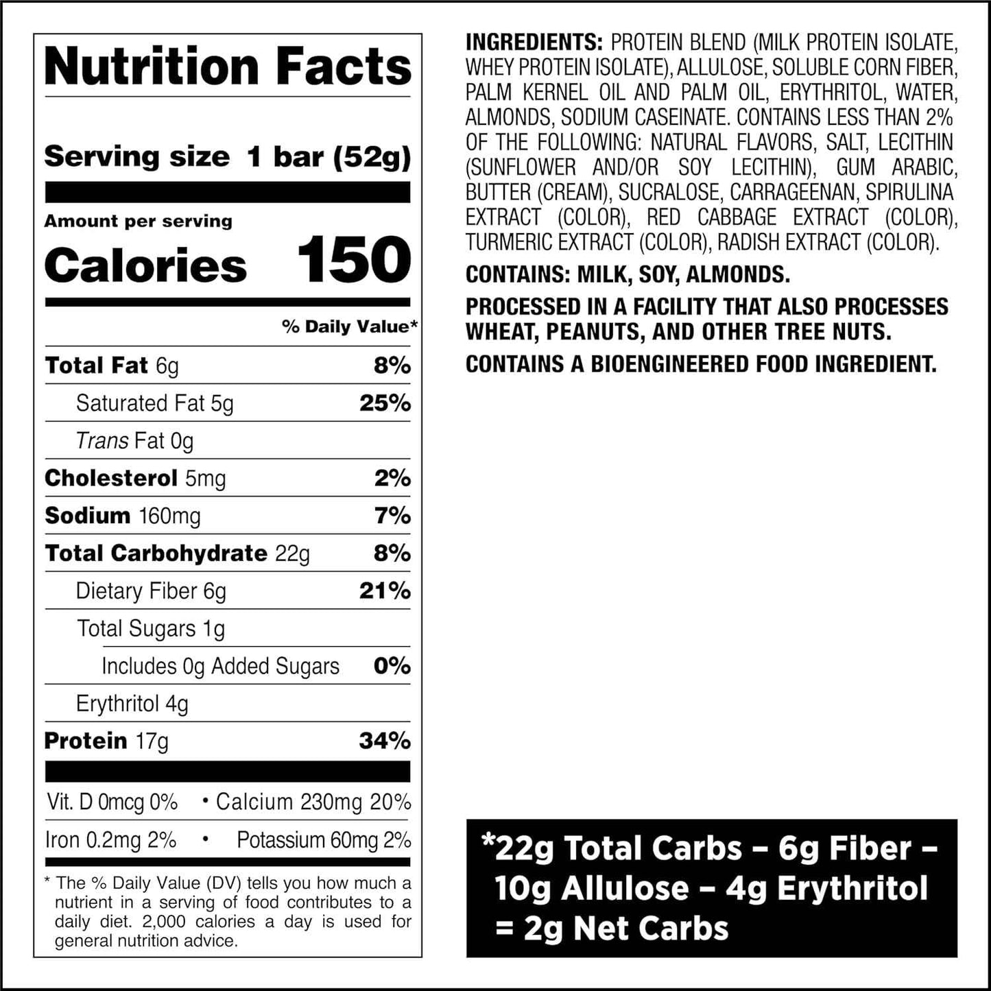 Quest Nutrition Cookies & Cream Protein Bar – Pre-Meeting Energy Boost for Busy Professionals Tracking Macros, 1g Sugar