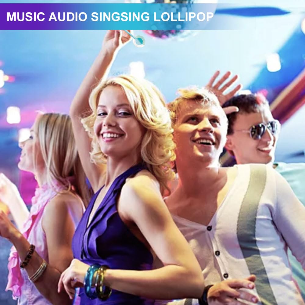 Amos Music Lollipop Candy – Audio Singing Lollipop Surprise Gift for Her, Individually Wrapped Novelty Birthday Present