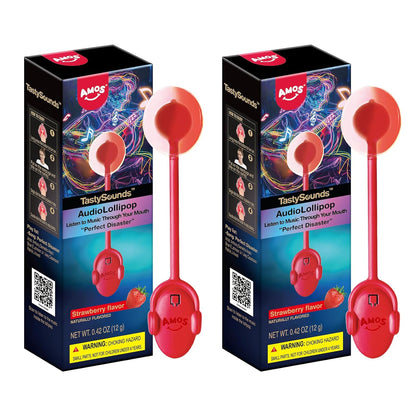Amos Music Lollipop Candy – Romantic Valentine's Day Gift for Couples, Audio Singing Candy Novelty