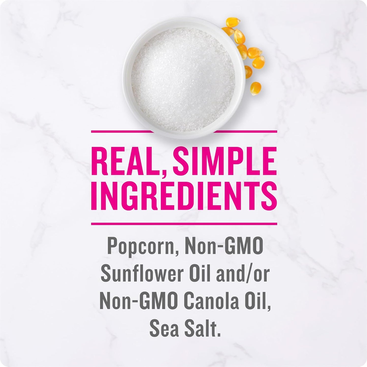Angie's BOOMCHICKAPOP Sea Salt Popcorn – Healthy Snack Care Package Gift for Friends and Coworkers