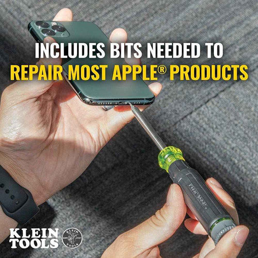 Klein Tools 27-in-1 Precision Screwdriver Set for Electronics Repair Workbench and IT Service Bench