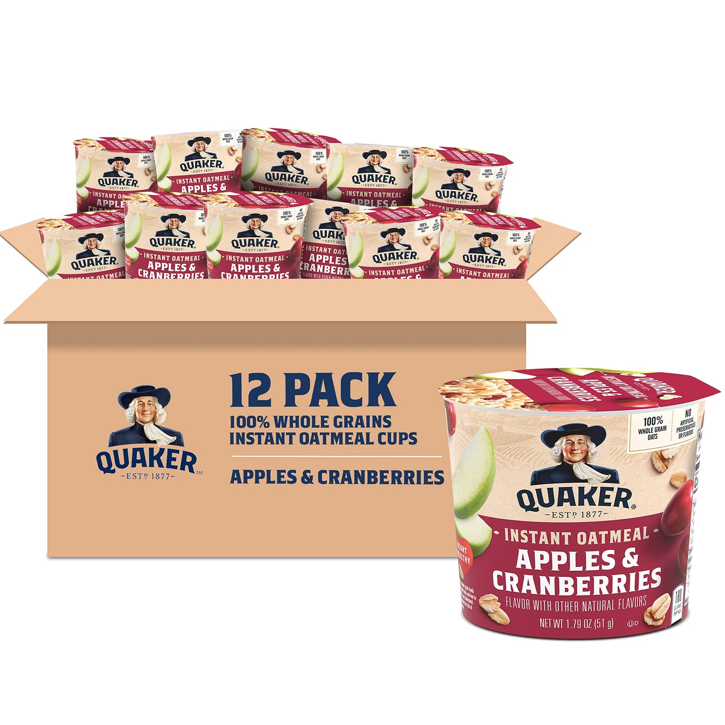 Apples & Cranberries Express Cups, 12 Count