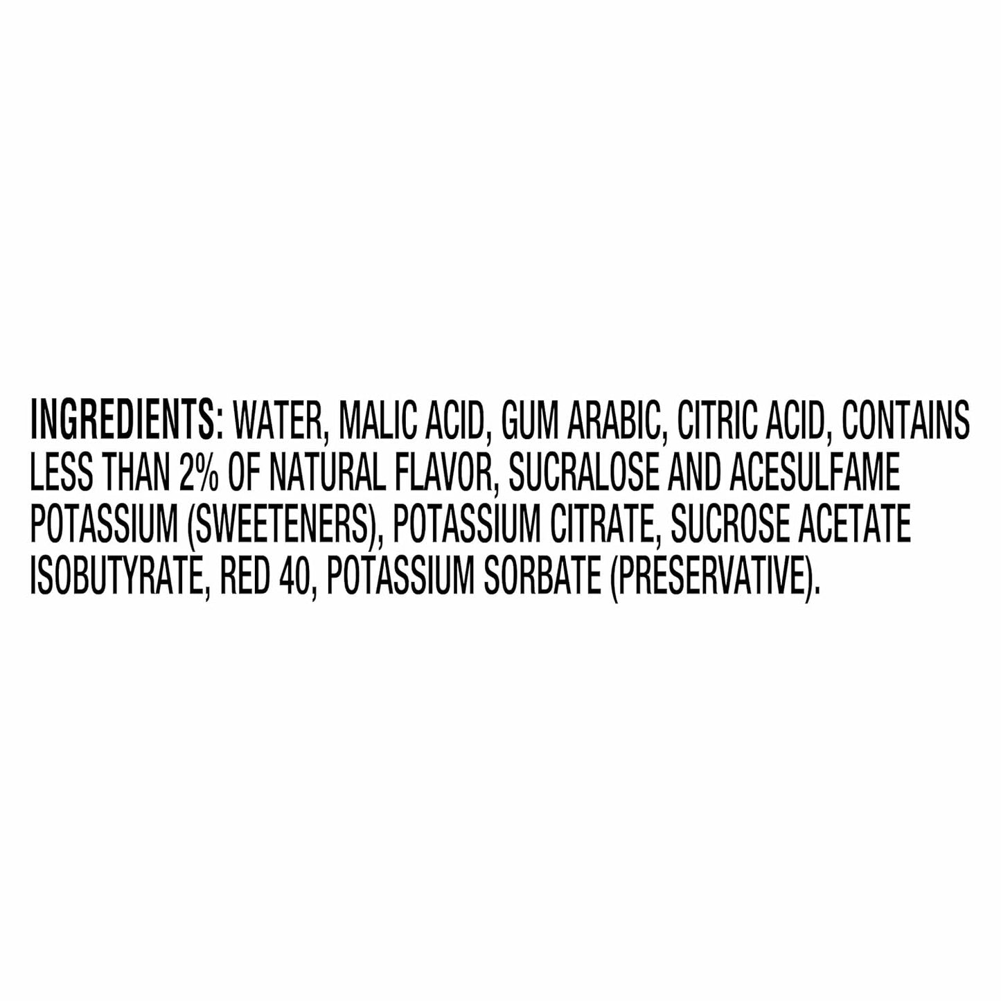approximately 38 servings per bottle at 1/2 tsp per 12 oz of water