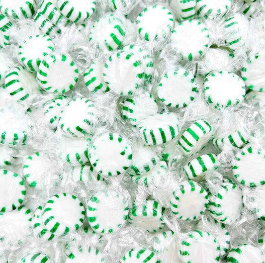 Starlight Spearmint Mints – 1 Pound Bag of Individually Wrapped Hard Candy for Post-Meal Fresh Breath and Nightstand Ritual
