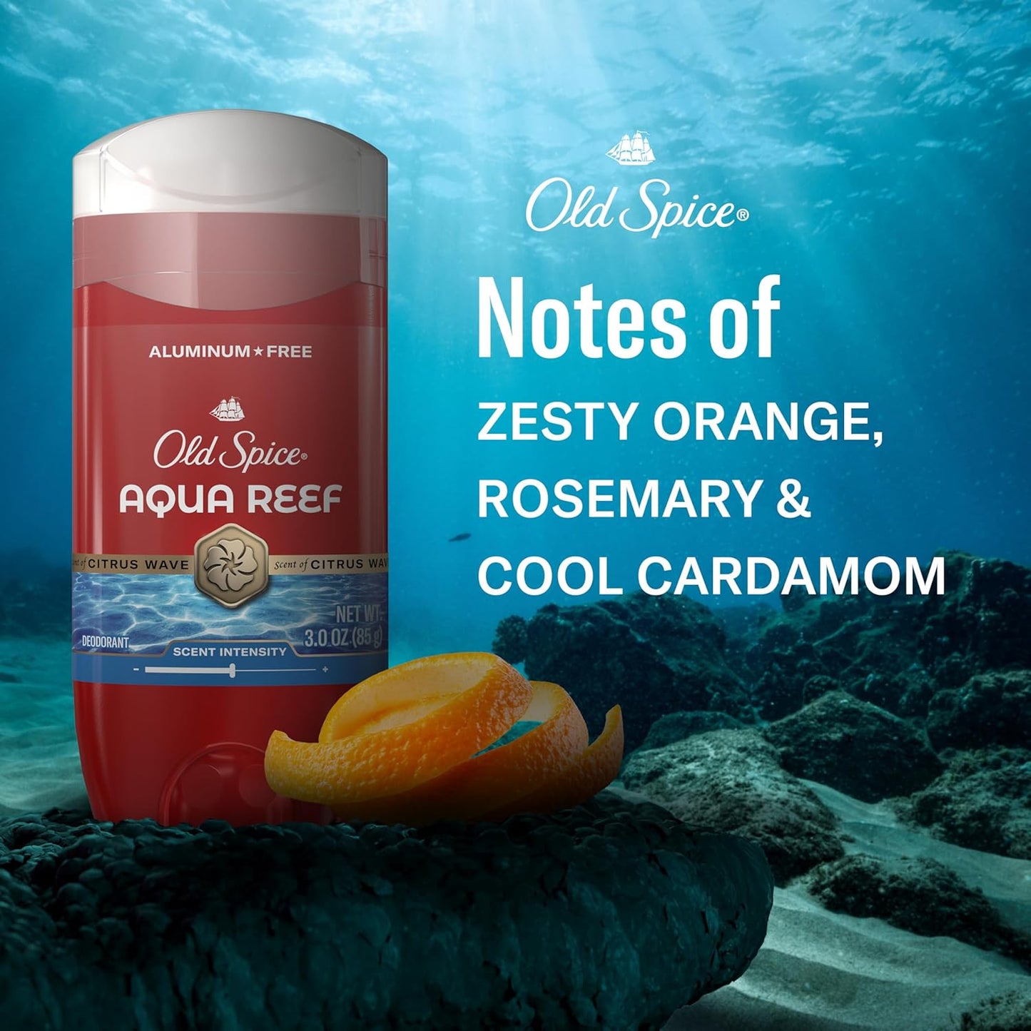 aqua reef fragrance profile combining lime and cypress notes