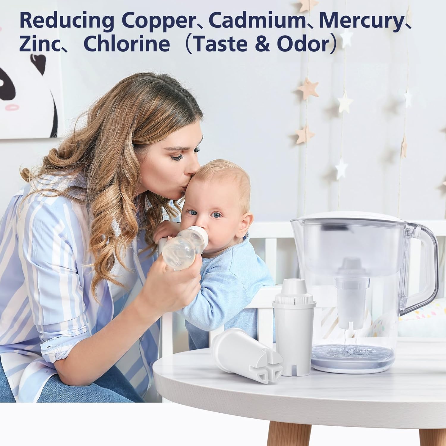 AquaShine 6-Pack Brita Replacement Filters – Practical Housewarming Gift for New Homeowners and Renters