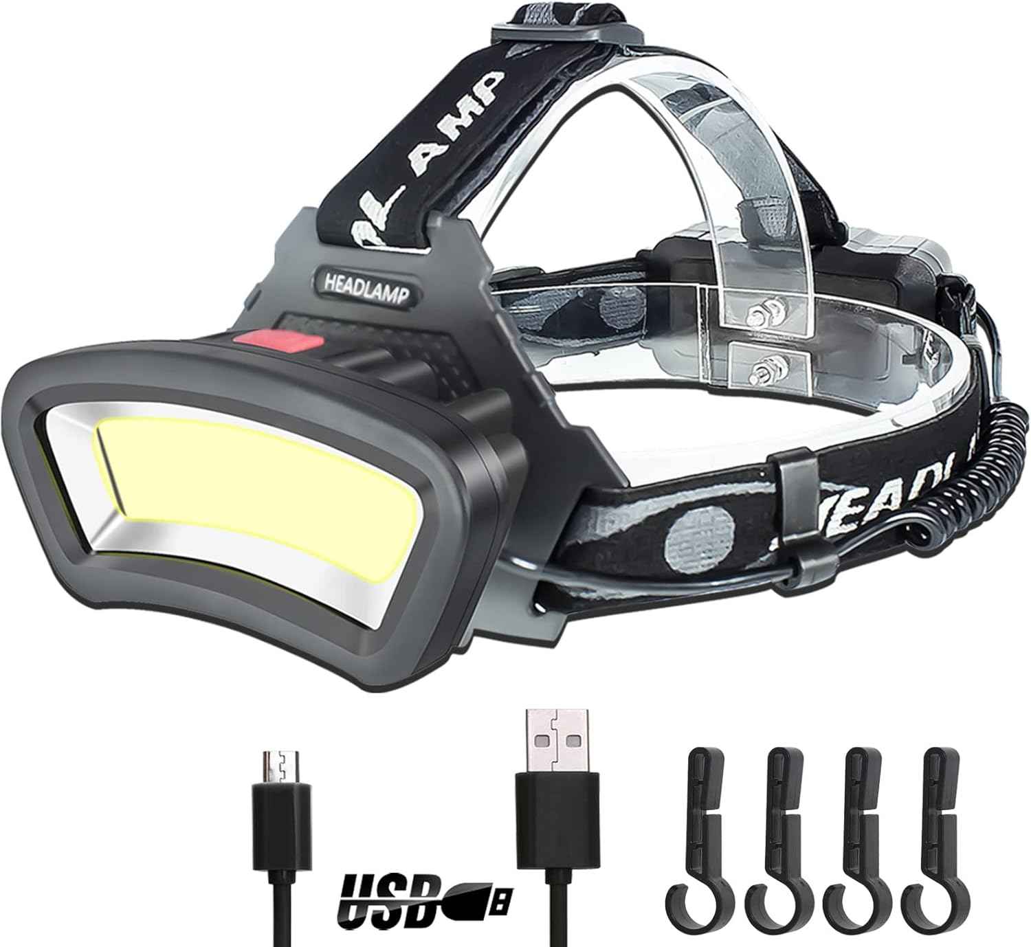 DARKBEAM COB Floodlight Headlamp – Practical Gift for Dad on Father's Day, Birthdays and Retirement
