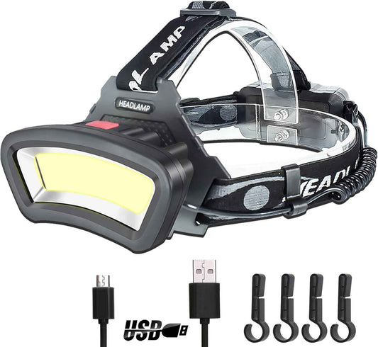 DARKBEAM COB Floodlight Headlamp – Practical Gift for Dad on Father's Day, Birthdays and Retirement