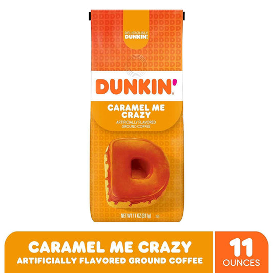 Dunkin' Caramel Flavored Coffee – Mindful Coffee Break Treat, Guilt-Free Indulgence