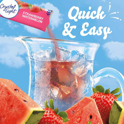 Crystal Light Powdered Strawberry Watermelon Packets – Lightweight Hydration for Camping Trips