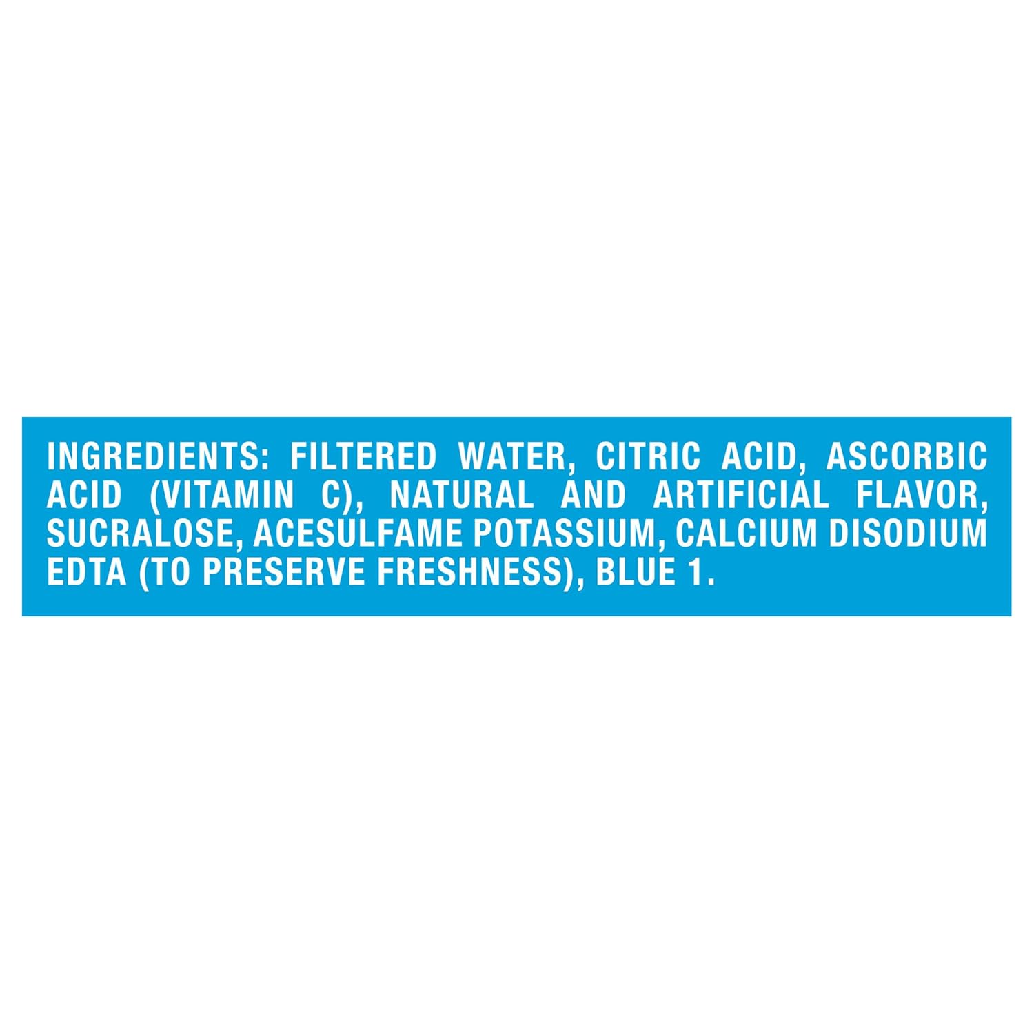 artificially flavored tropical punch taste