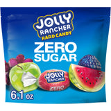 JOLLY RANCHER Zero Sugar Fruit Hard Candy – Calorie Conscious Sucking Candy for Home Office Wellness Routine, 6.1 oz