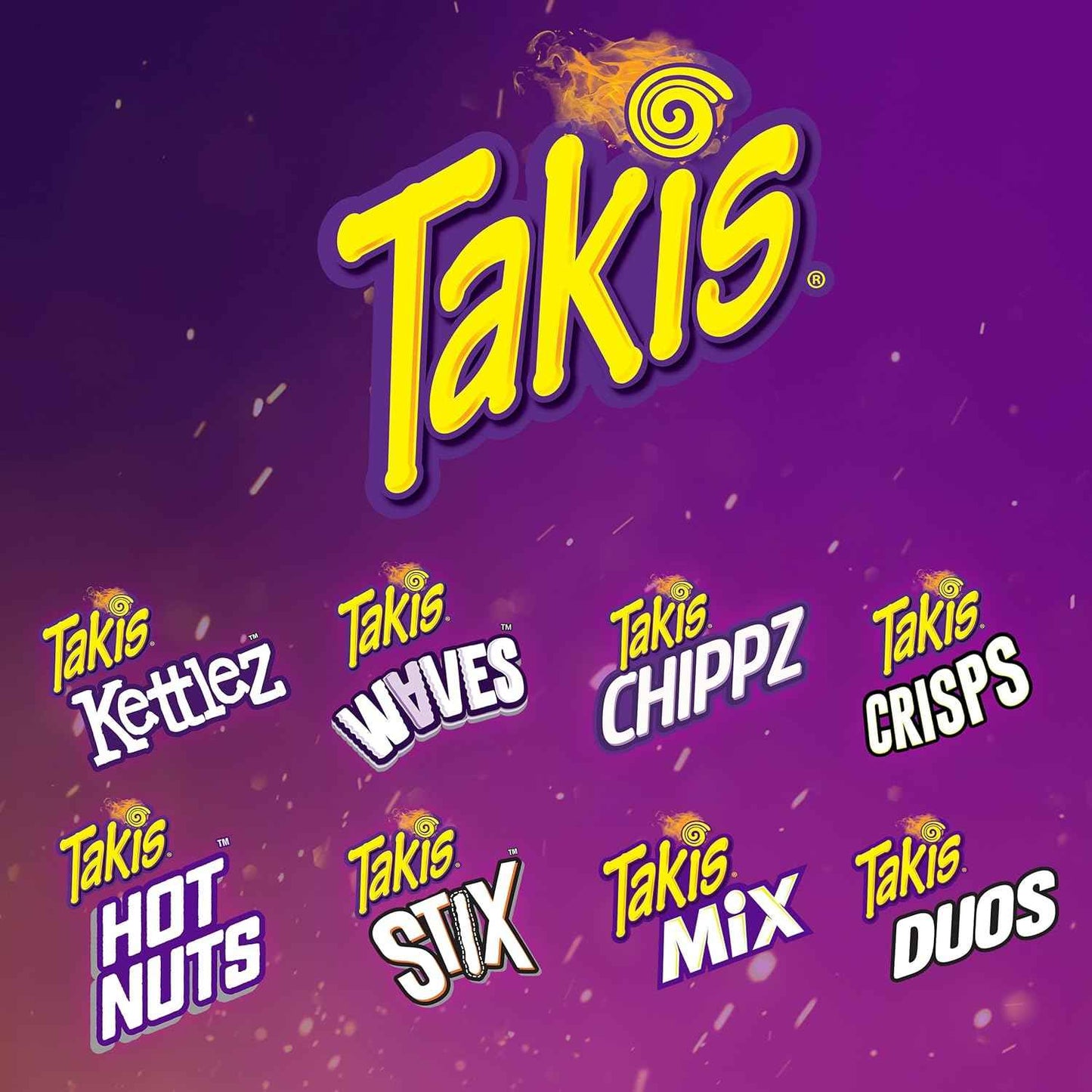 Takis Rolled Tortilla Chips Variety Pack – Fun Snack Gift for Nieces and Nephews, 18 Single-Serve 1 oz Bags
