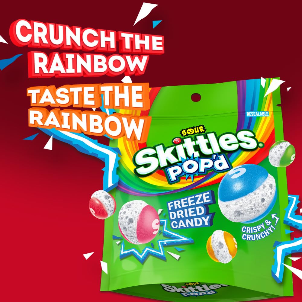 assorted sour flavors: lemonade, blue raspberry, strawberry, watermelon, cherry