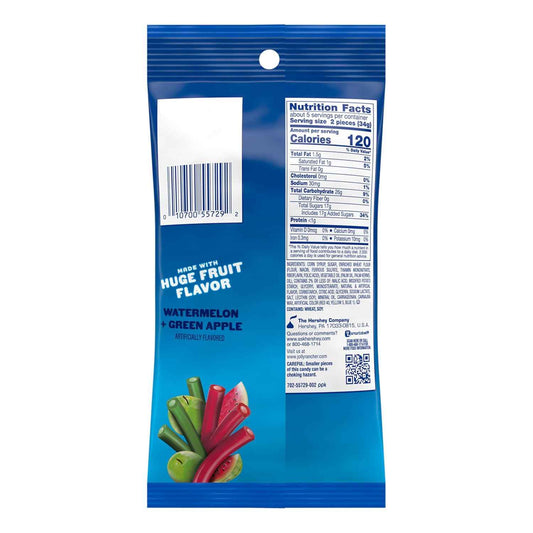 JOLLY RANCHER Ropes Assorted Fruity Chewy Rope Candy for School Lunches, Birthday Parties, and Family Movie Nights, 6 oz