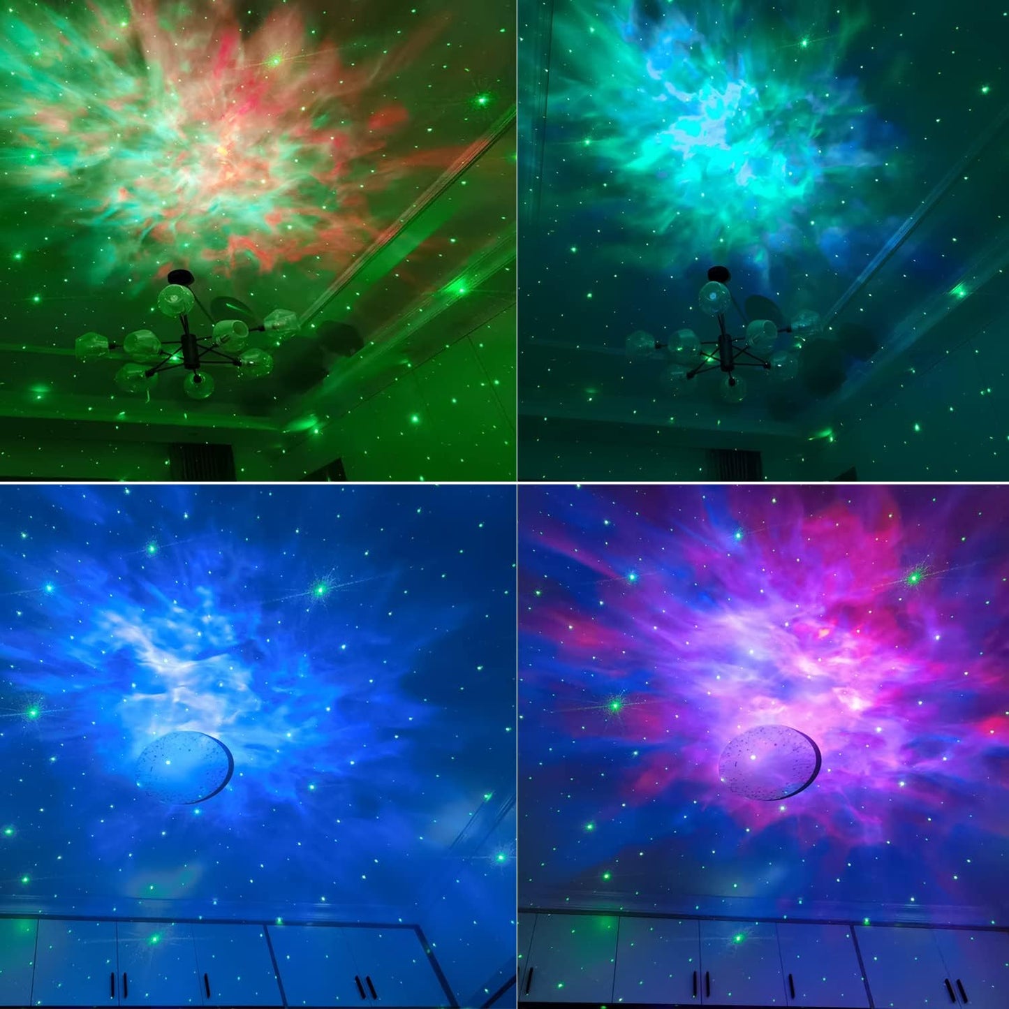AstraStar Astronaut Star Projector – Safe LED Night Light for Kids Bedroom and Nursery, Cool-to-Touch Lamp with Auto Shutoff