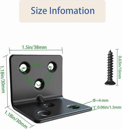 Aufuga Anti-Rust Shelf Bracket for Secure Heavy Load Support in Family Homes
