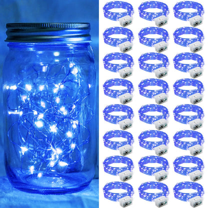 Aurora Glow Fairy Lights 7ft Battery Operated Cool to Touch Kids Room Night Light for Nursery and Playroom
