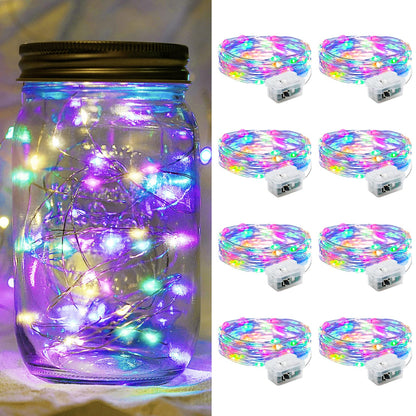 Aurora Glow Fairy Lights 7ft Battery Operated Cool to Touch Kids Room Night Light for Nursery and Playroom