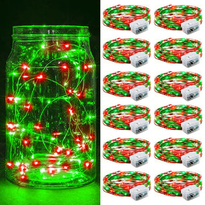 Aurora Glow Fairy Lights 7ft Battery Operated Cool to Touch Kids Room Night Light for Nursery and Playroom
