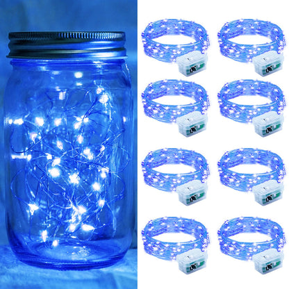 Aurora Glow Fairy Lights 7ft Battery Operated Cool to Touch Kids Room Night Light for Nursery and Playroom