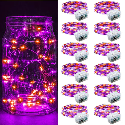 Aurora Glow Fairy Lights 7ft Battery Operated Cool to Touch Kids Room Night Light for Nursery and Playroom