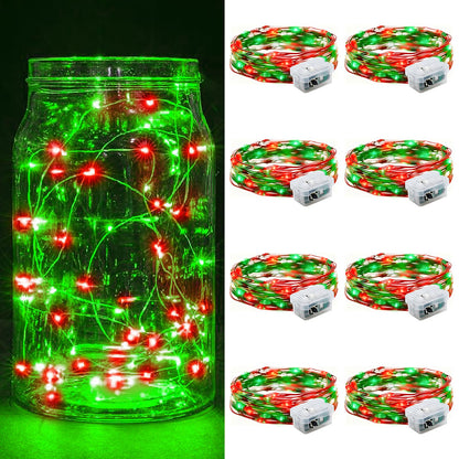Aurora Glow Fairy Lights 7ft Battery Operated Cool to Touch Kids Room Night Light for Nursery and Playroom