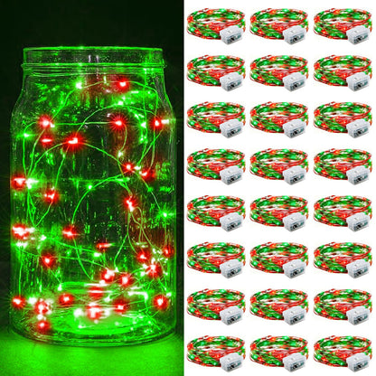 Aurora Glow Fairy Lights 7ft Battery Operated Cool to Touch Kids Room Night Light for Nursery and Playroom