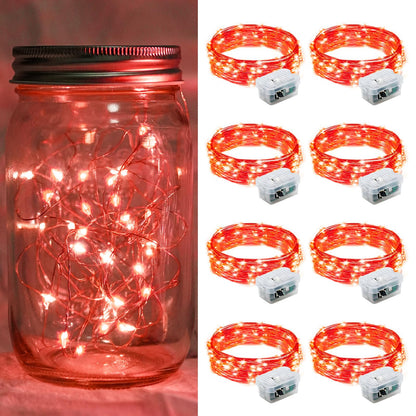 Aurora Glow Fairy Lights 7ft Battery Operated Cool to Touch Kids Room Night Light for Nursery and Playroom
