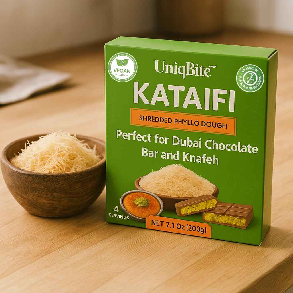 Kataifi Dried Phyllo Dough – Shelf-Stable Baking Staple Sealed for Freshness in Every Family Kitchen