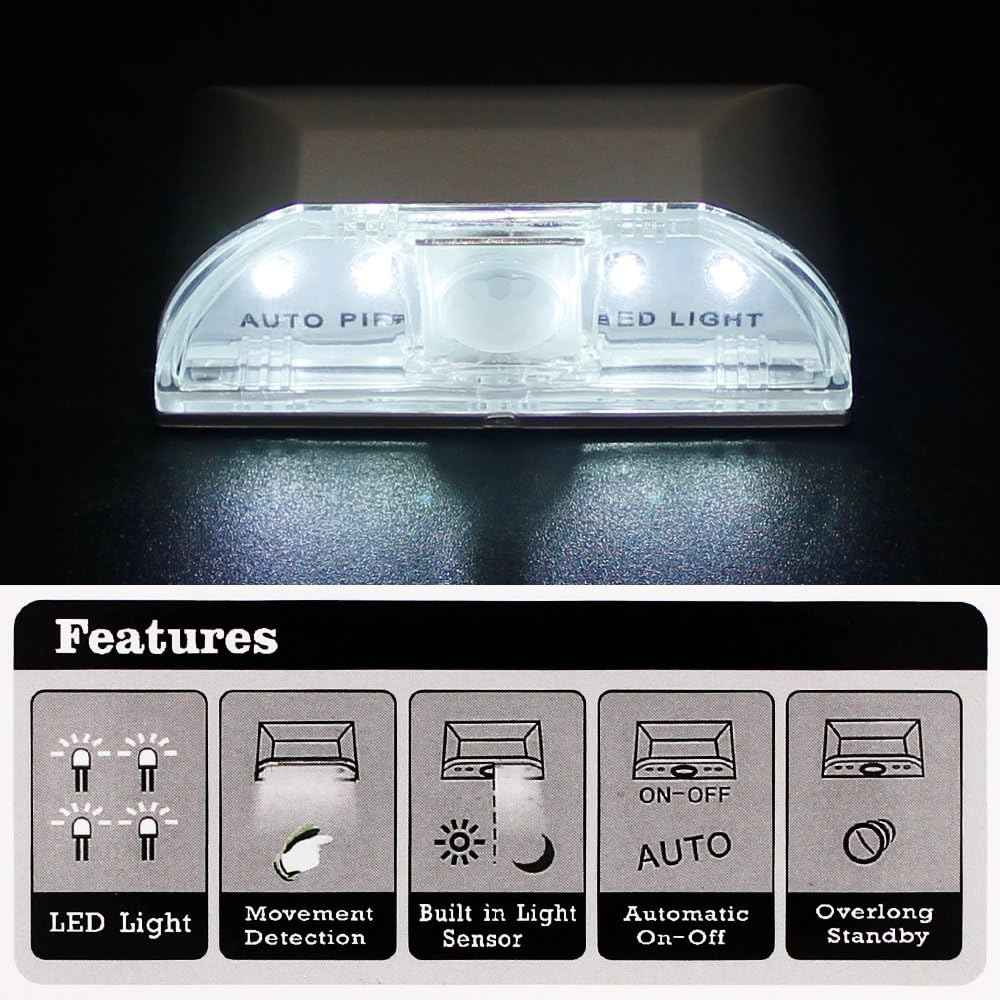 SENHAI 2 Pack Keyhole Light – Sleek Square Accent Light for Bedroom and Entryway Decor