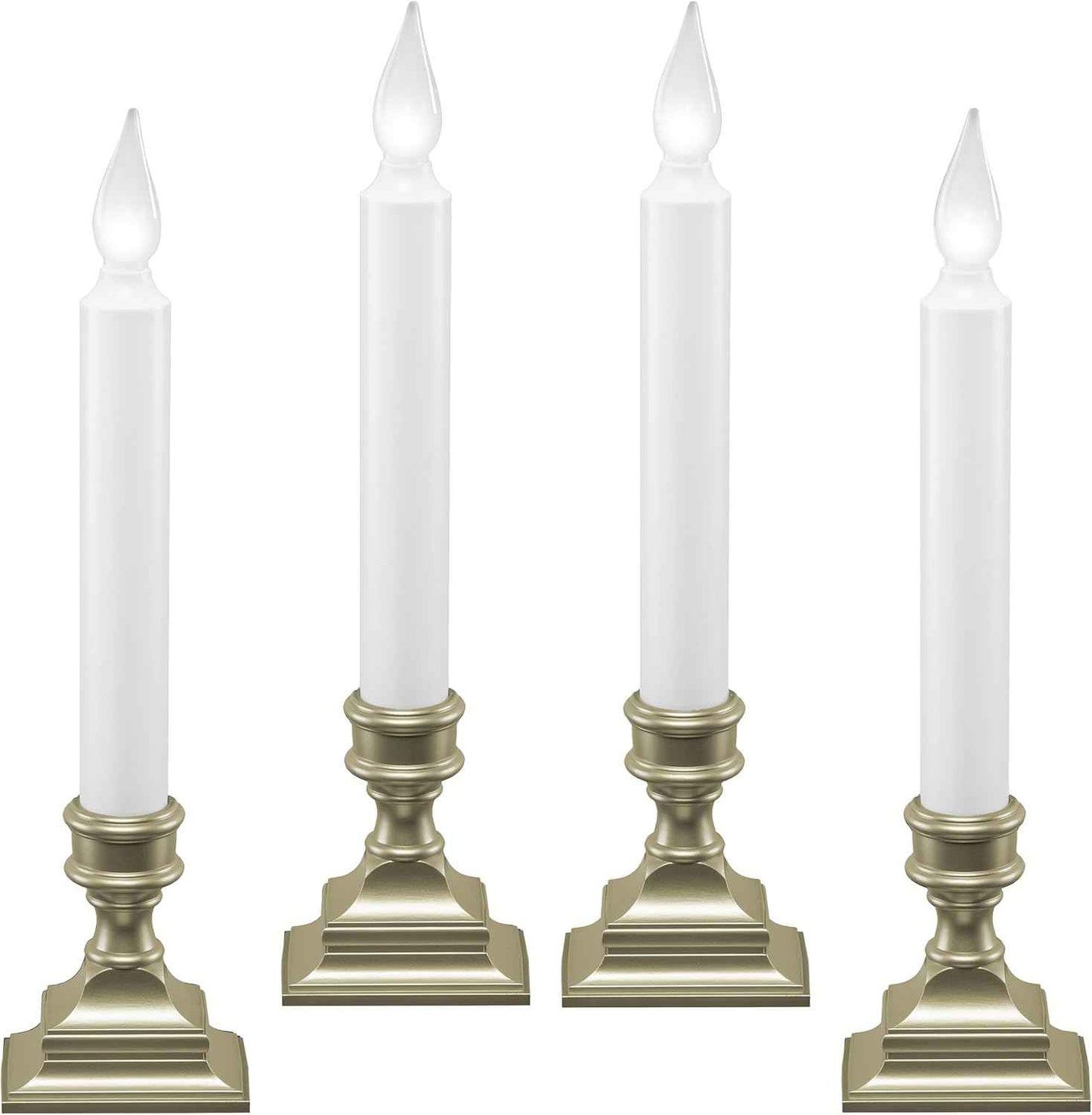 612 Vermont LED Window Candle Pewter Pack – Thoughtful Housewarming Gift for Her First Apartment