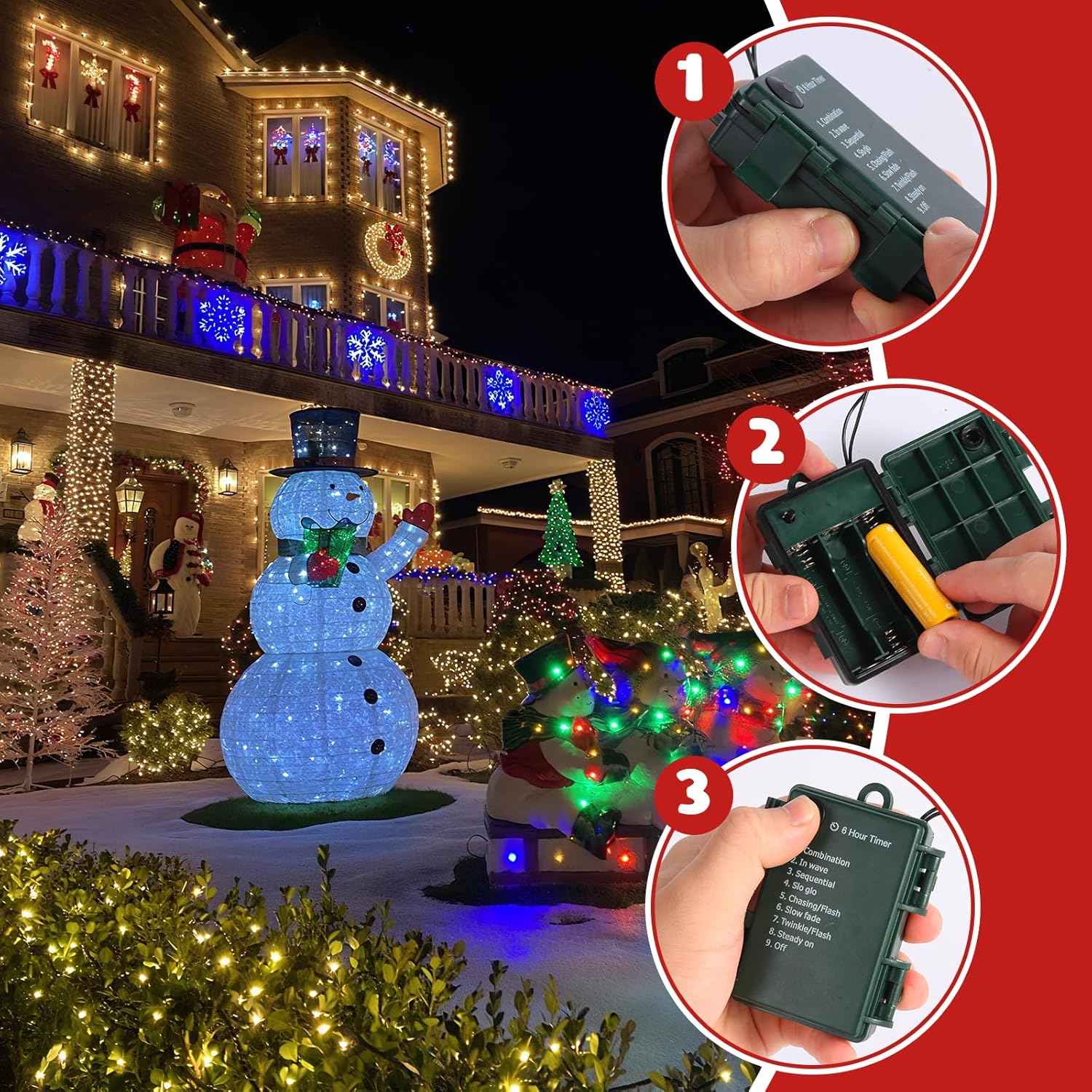 Lumicharm Battery String Lights – Child & Pet Safe LED Lights, Flameless Cool-Running Fairy Lights for Bedroom & Nursery